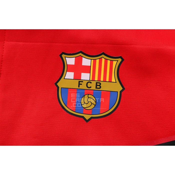 Chaqueta con Capucha del Barcelona 22-23 Rojo - Haga un click en la imagen para cerrar